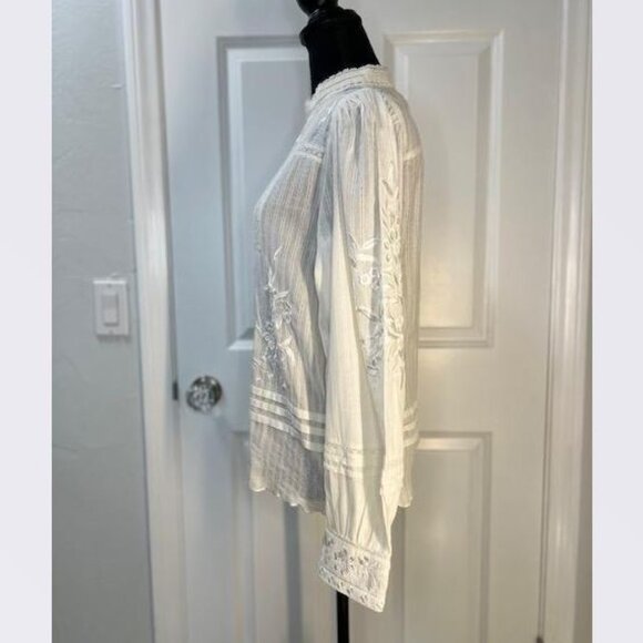 DELICATE DEVOTION TOP in Marsh Mallow (White) from Sundance - Size Small - NWT - Picture 4 of 7